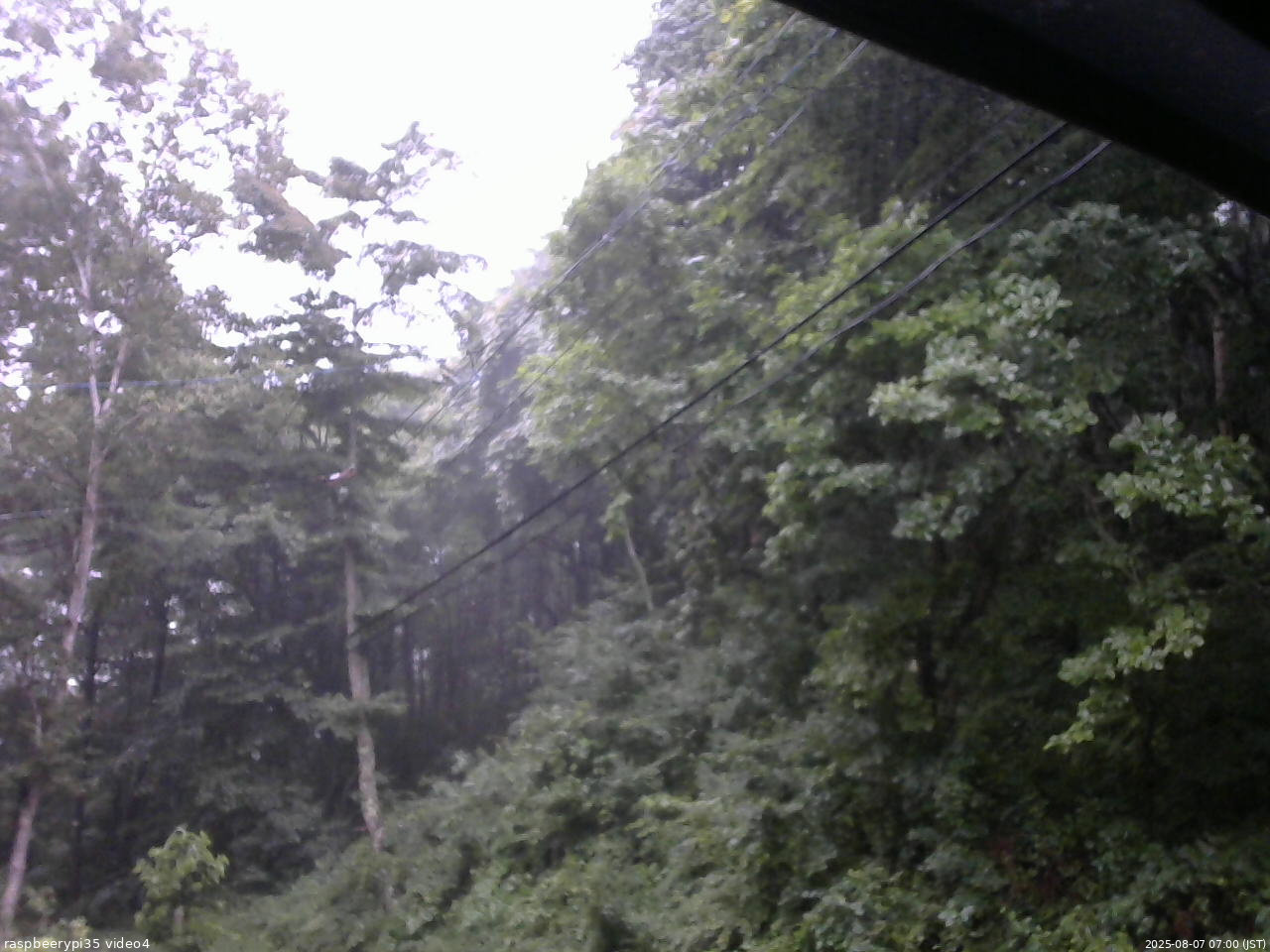 長野県菅平高原 ゆたか山荘 東側上空 2025/08/07 07:00