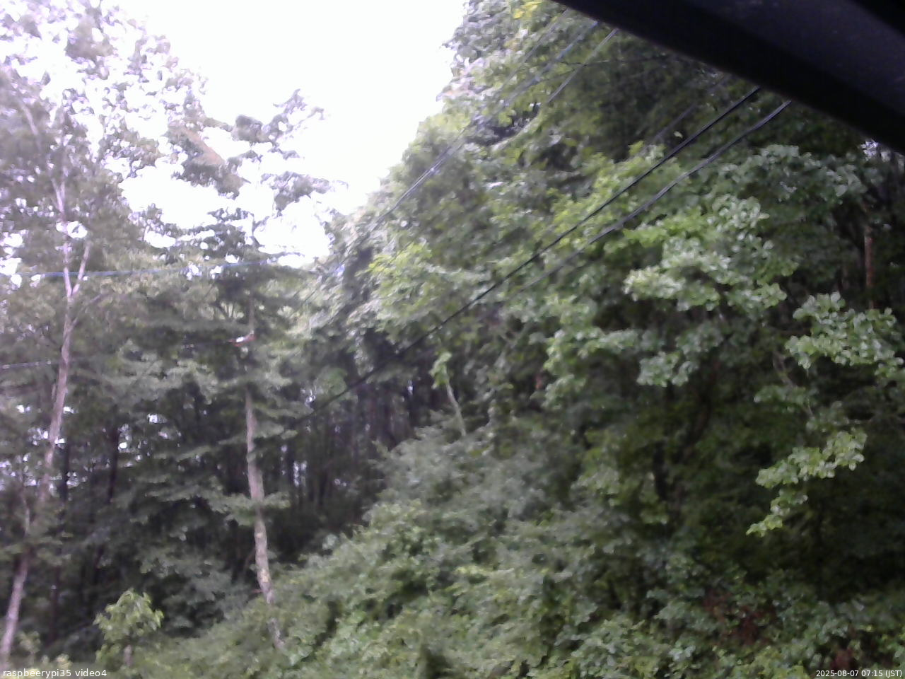 長野県菅平高原 ゆたか山荘 東側上空 2025/08/07 07:15