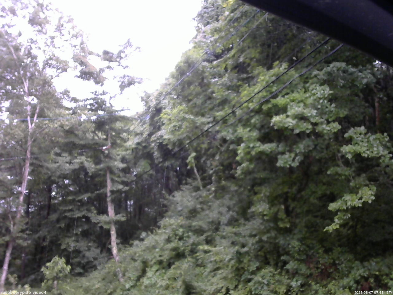 長野県菅平高原 ゆたか山荘 東側上空 2025/08/07 07:45