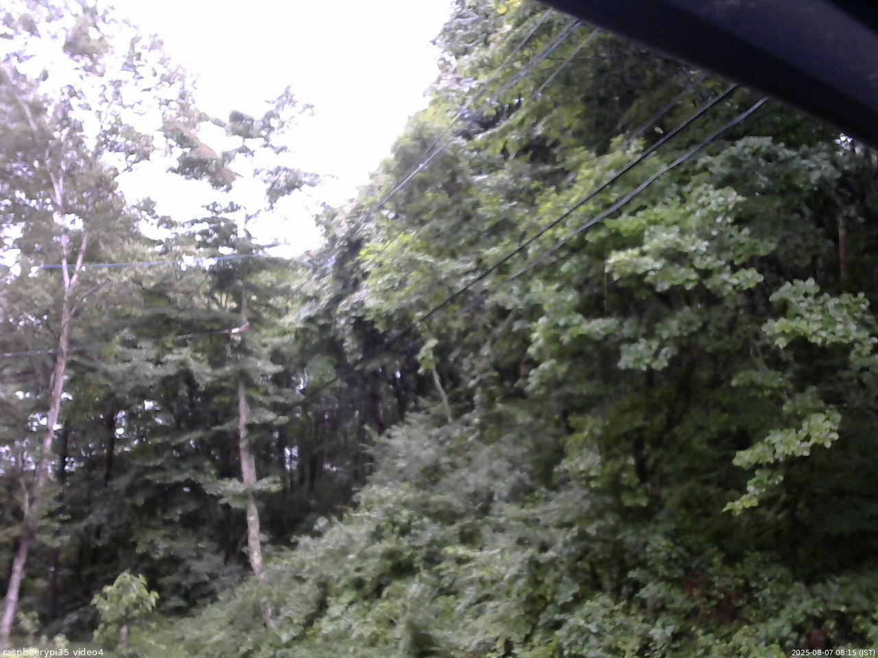 長野県菅平高原 ゆたか山荘 東側上空 2025/08/07 08:15