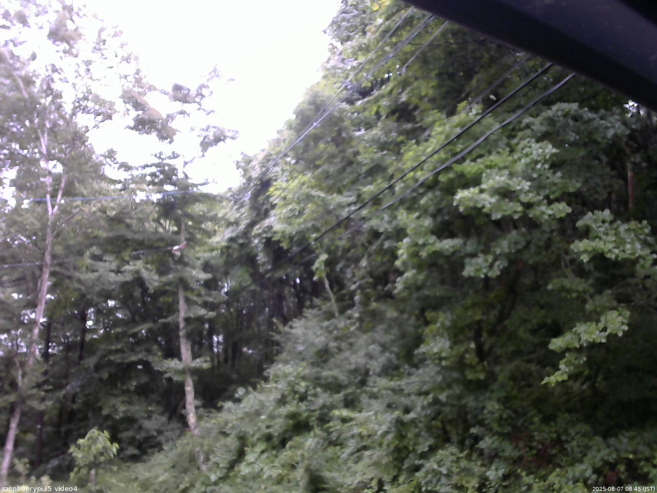 長野県菅平高原 ゆたか山荘 東側上空 2025/08/07 08:45