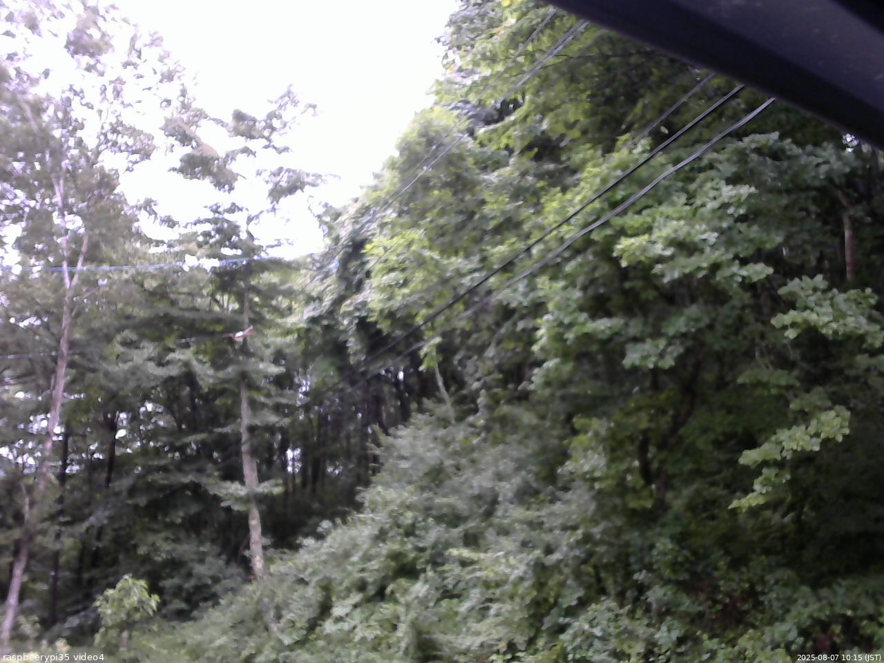 長野県菅平高原 ゆたか山荘 東側上空 2025/08/07 10:15