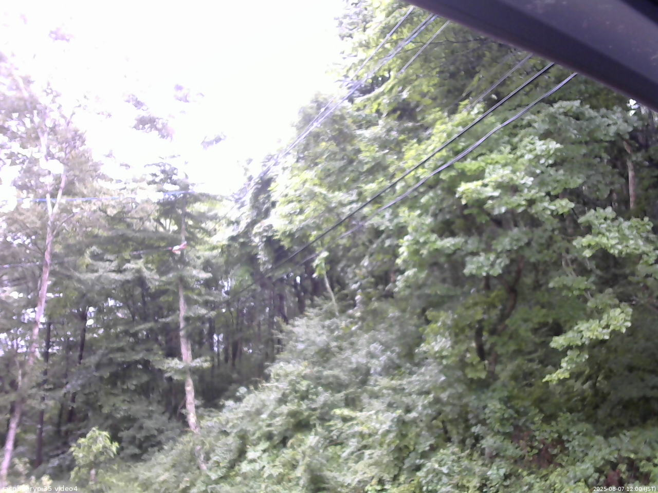 長野県菅平高原 ゆたか山荘 東側上空 2025/08/07 12:00