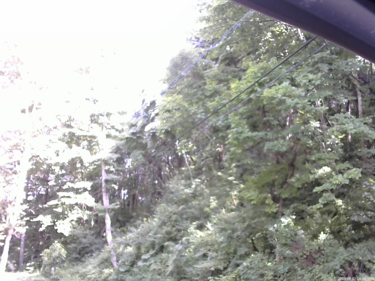 長野県菅平高原 ゆたか山荘 東側上空 2025/08/07 14:30