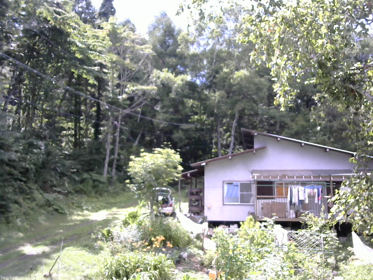 長野県菅平高原 ゆたか山荘 西側(坂上) 2025/08/08 13:45