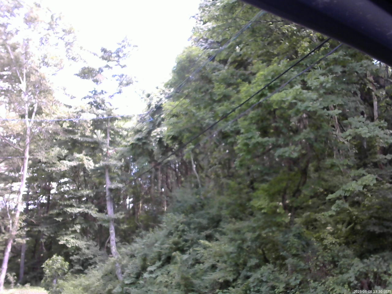 長野県菅平高原 ゆたか山荘 東側上空 2025/08/08 13:30