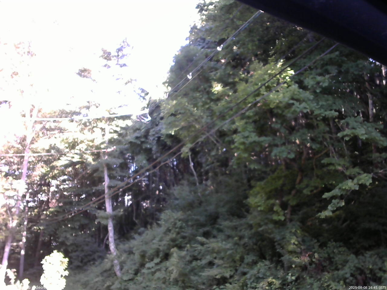 長野県菅平高原 ゆたか山荘 東側上空 2025/08/08 16:45