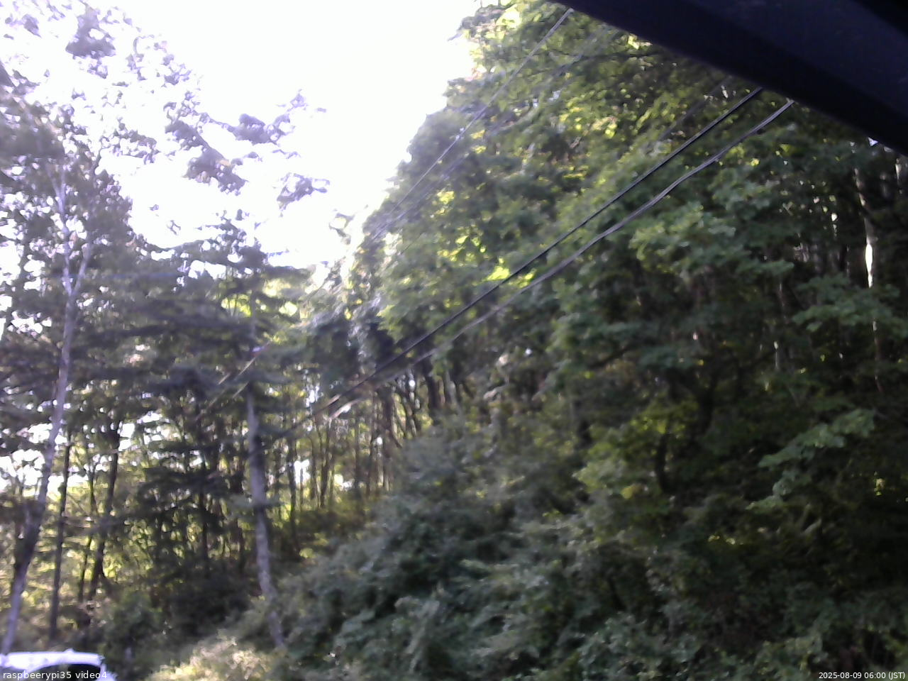 長野県菅平高原 ゆたか山荘 東側上空 2025/08/09 06:00