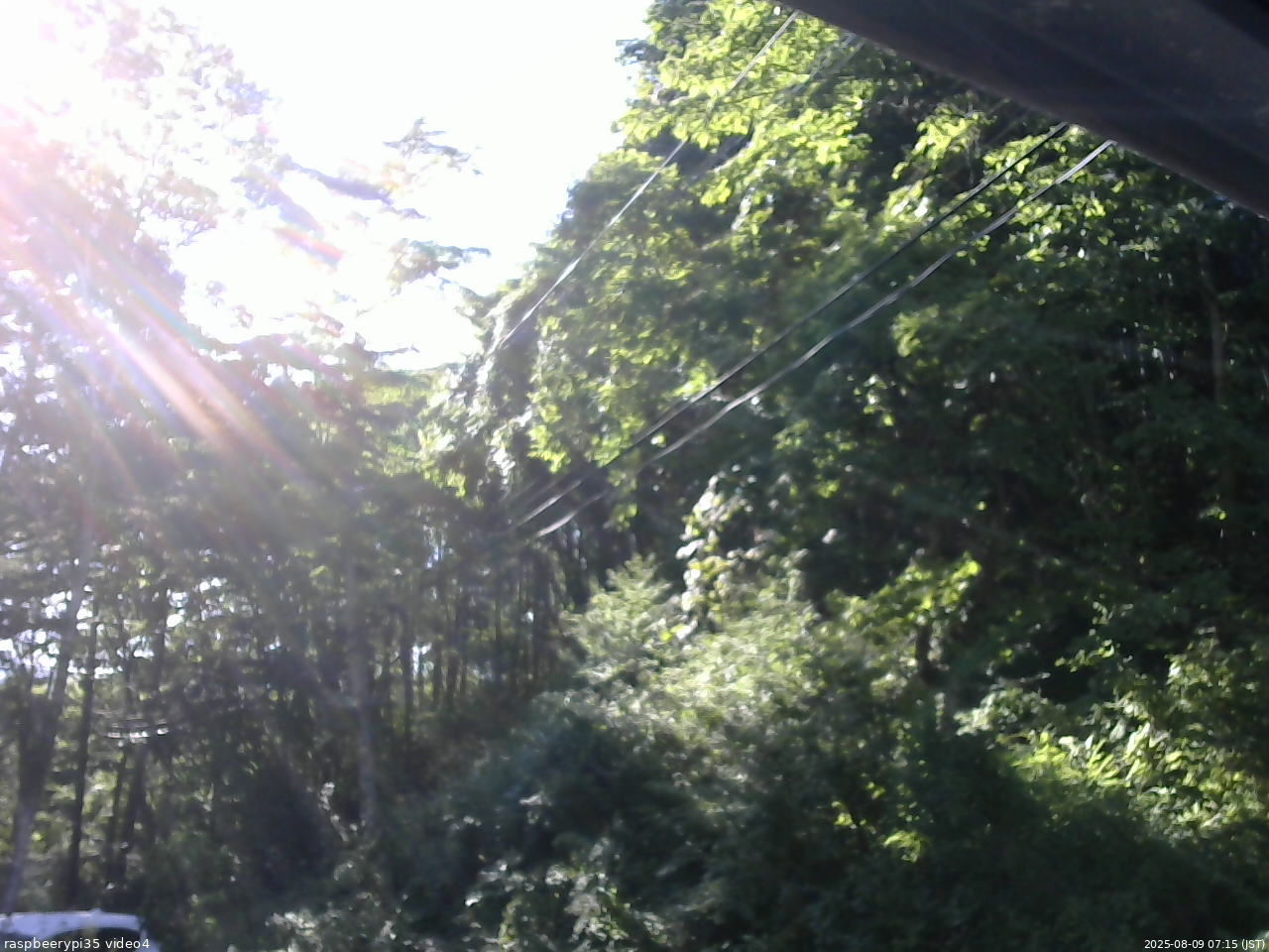 長野県菅平高原 ゆたか山荘 東側上空 2025/08/09 07:15