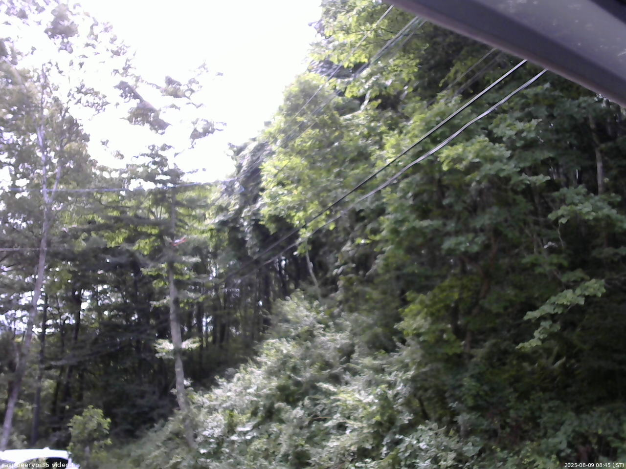 長野県菅平高原 ゆたか山荘 東側上空 2025/08/09 08:45