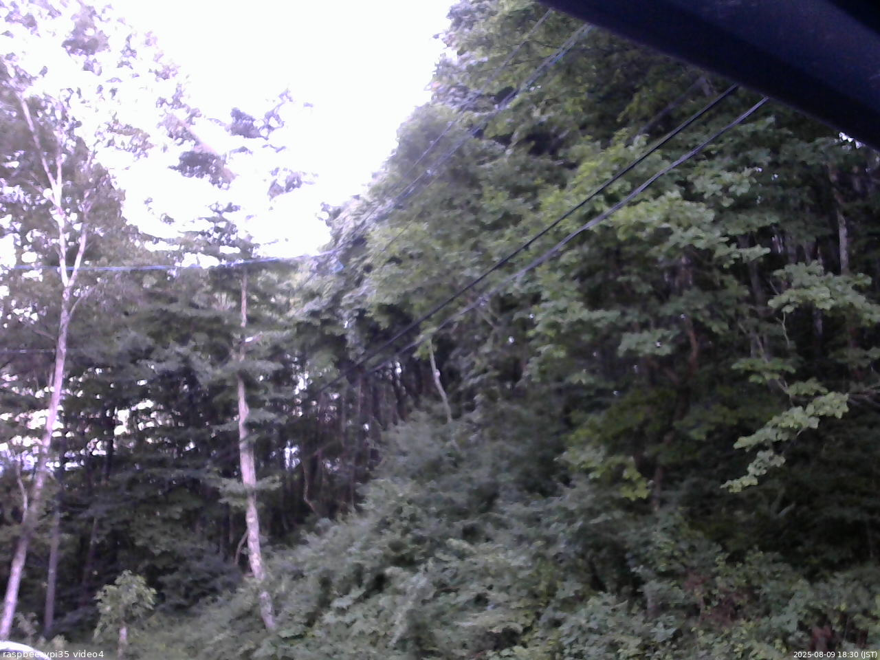 長野県菅平高原 ゆたか山荘 東側上空 2025/08/09 18:30