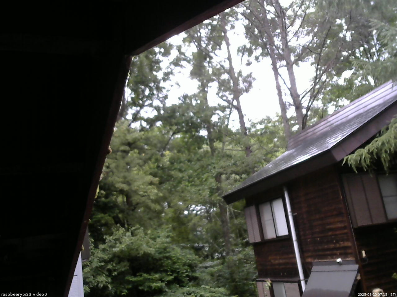 長野県菅平高原 ゆたか山荘 北側 2025/08/10 07:15
