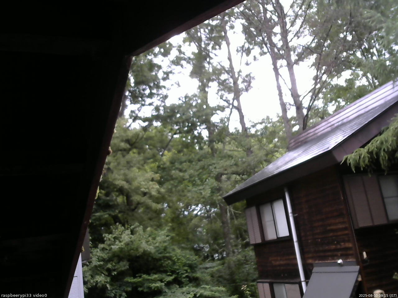 長野県菅平高原 ゆたか山荘 北側 2025/08/10 09:15