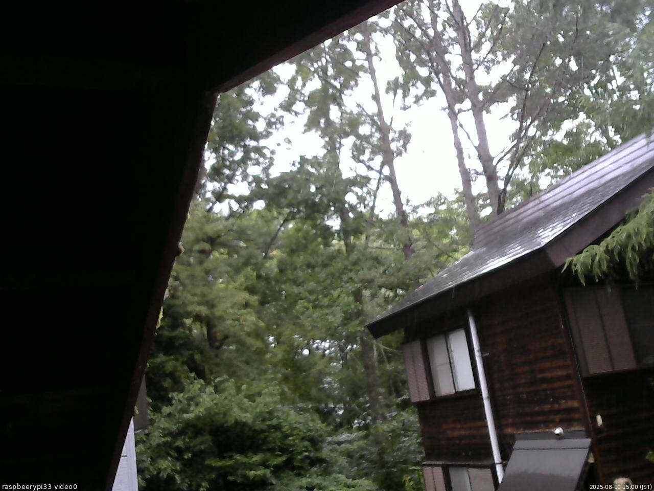 長野県菅平高原 ゆたか山荘 北側 2025/08/10 15:00