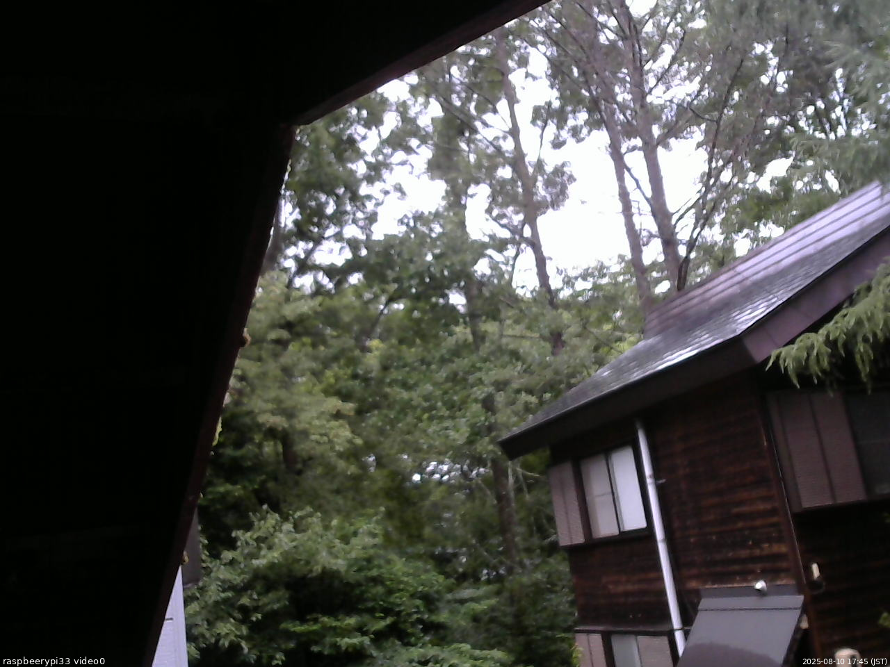 長野県菅平高原 ゆたか山荘 北側 2025/08/10 17:45
