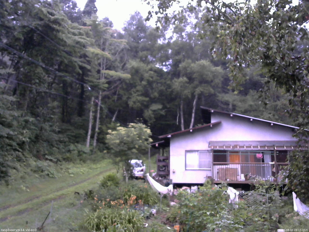 長野県菅平高原 ゆたか山荘 西側(坂上) 2025/08/10 05:15