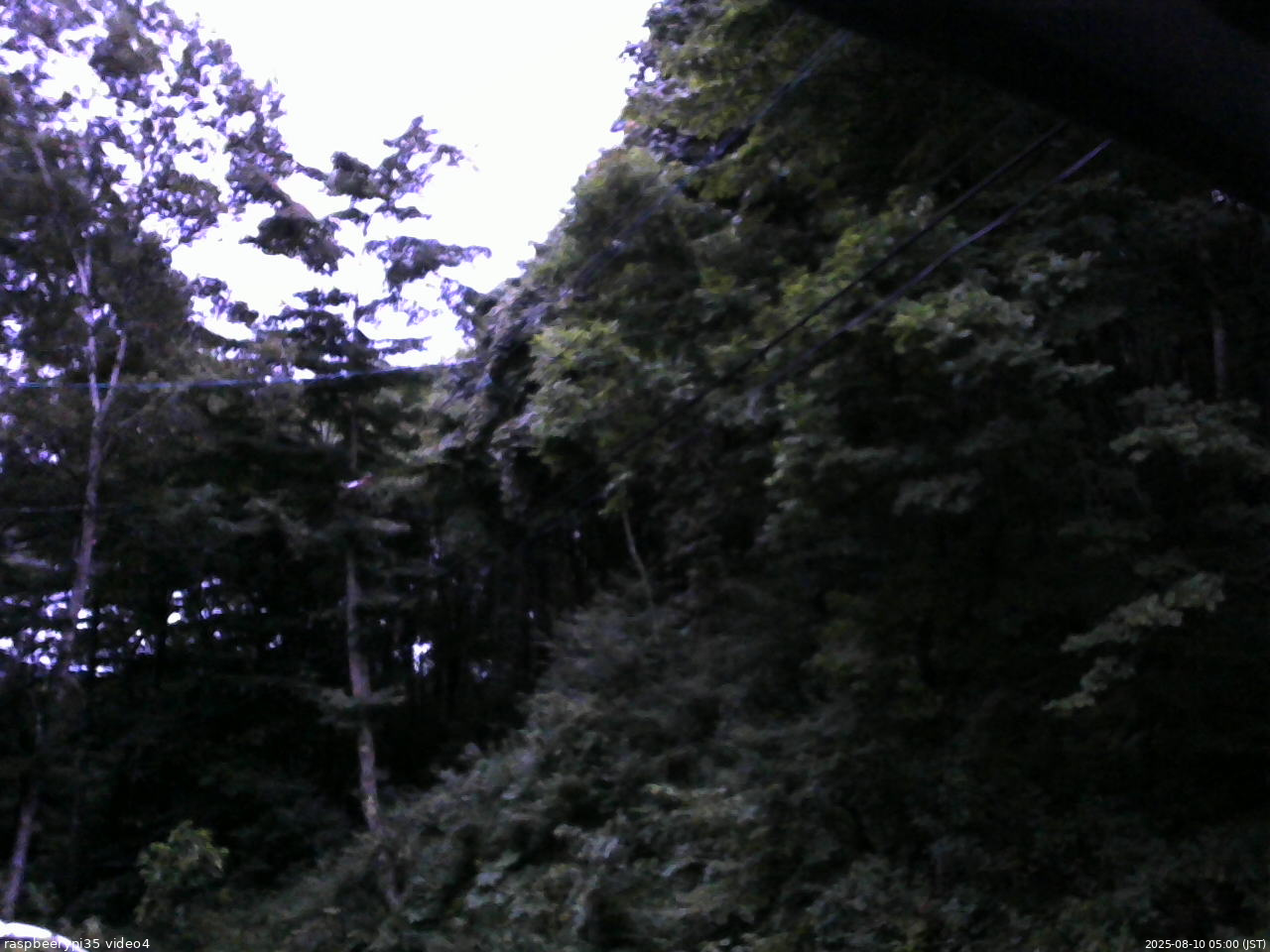 長野県菅平高原 ゆたか山荘 東側上空 2025/08/10 05:00