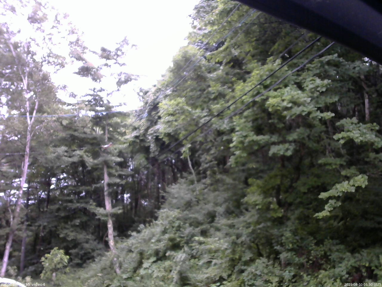 長野県菅平高原 ゆたか山荘 東側上空 2025/08/10 05:30