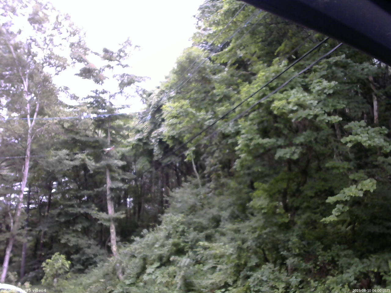 長野県菅平高原 ゆたか山荘 東側上空 2025/08/10 06:00