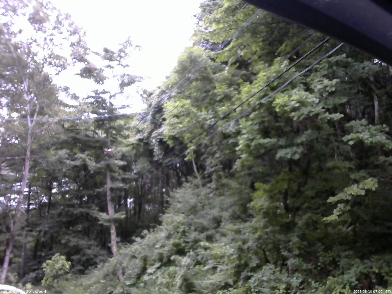 長野県菅平高原 ゆたか山荘 東側上空 2025/08/10 07:00