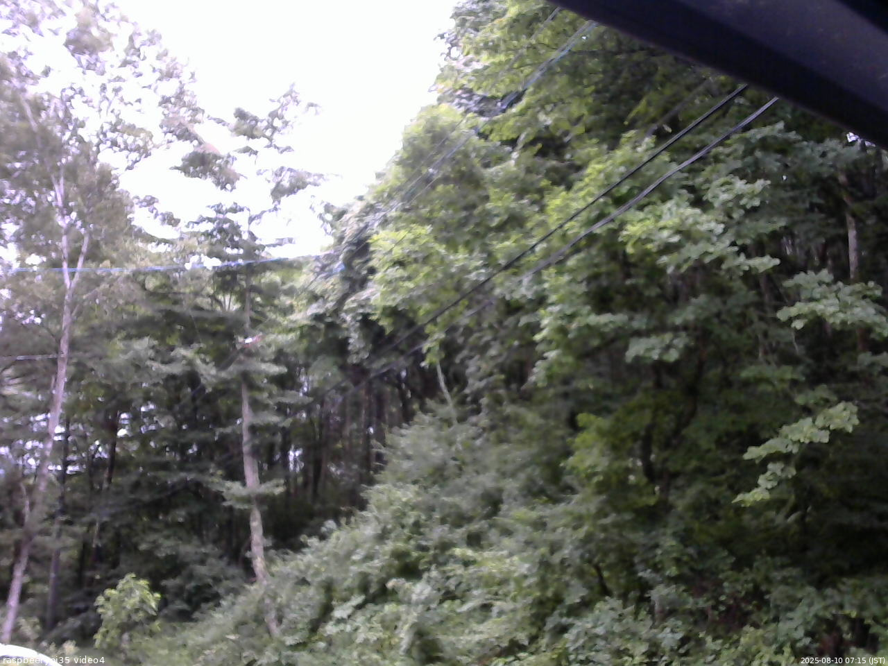長野県菅平高原 ゆたか山荘 東側上空 2025/08/10 07:15