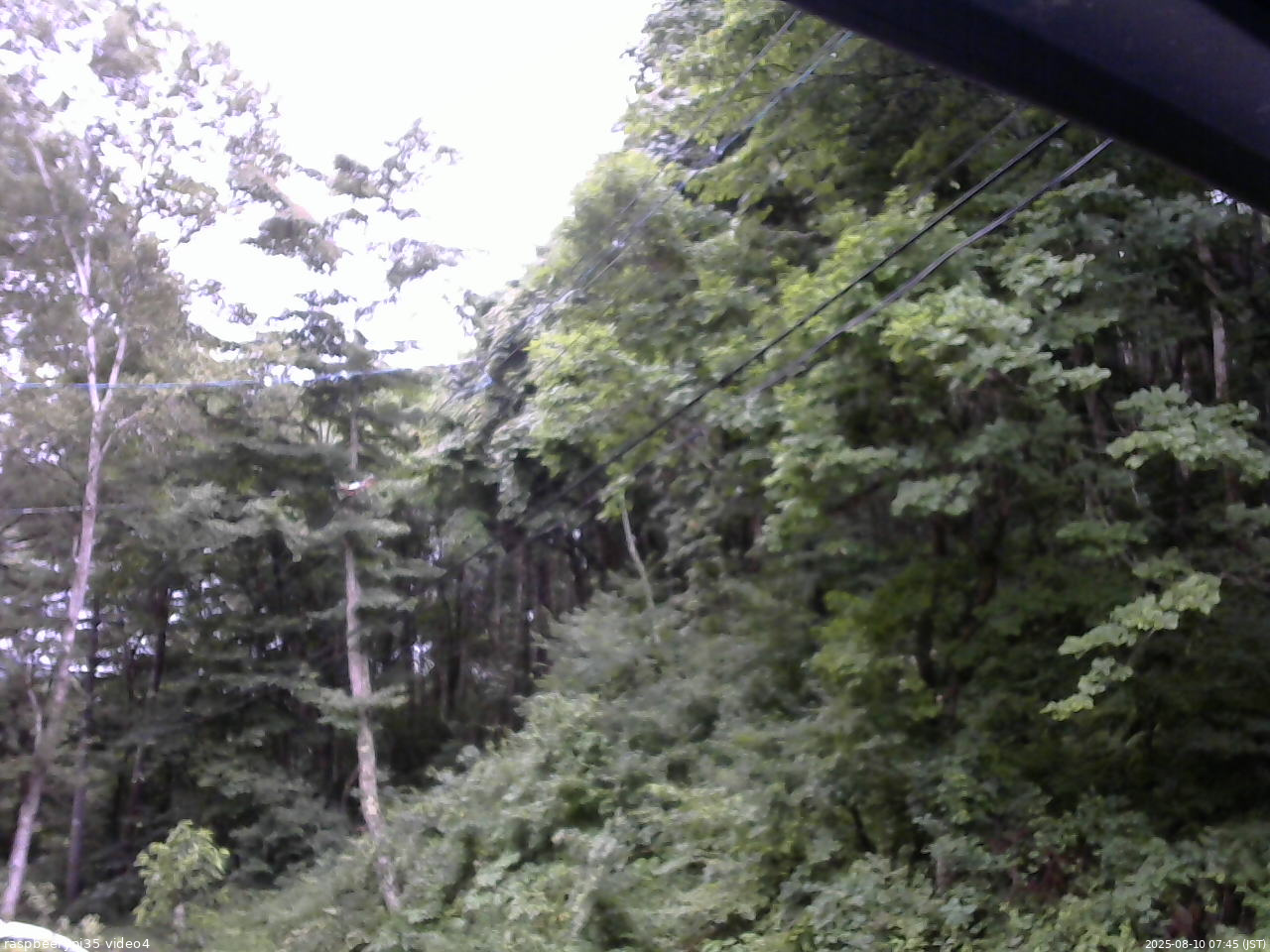長野県菅平高原 ゆたか山荘 東側上空 2025/08/10 07:45