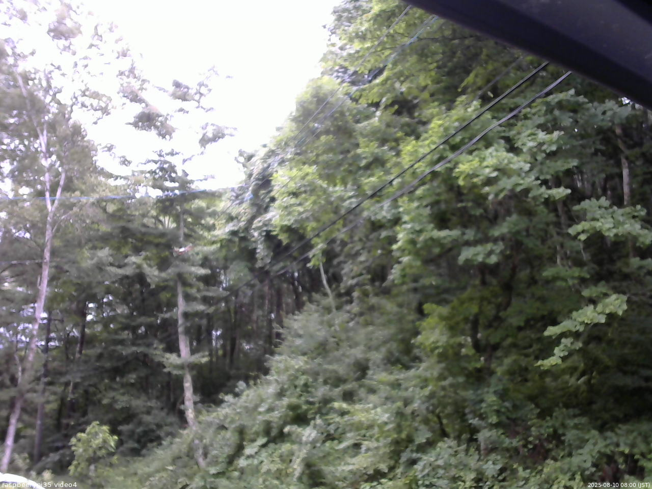 長野県菅平高原 ゆたか山荘 東側上空 2025/08/10 08:00