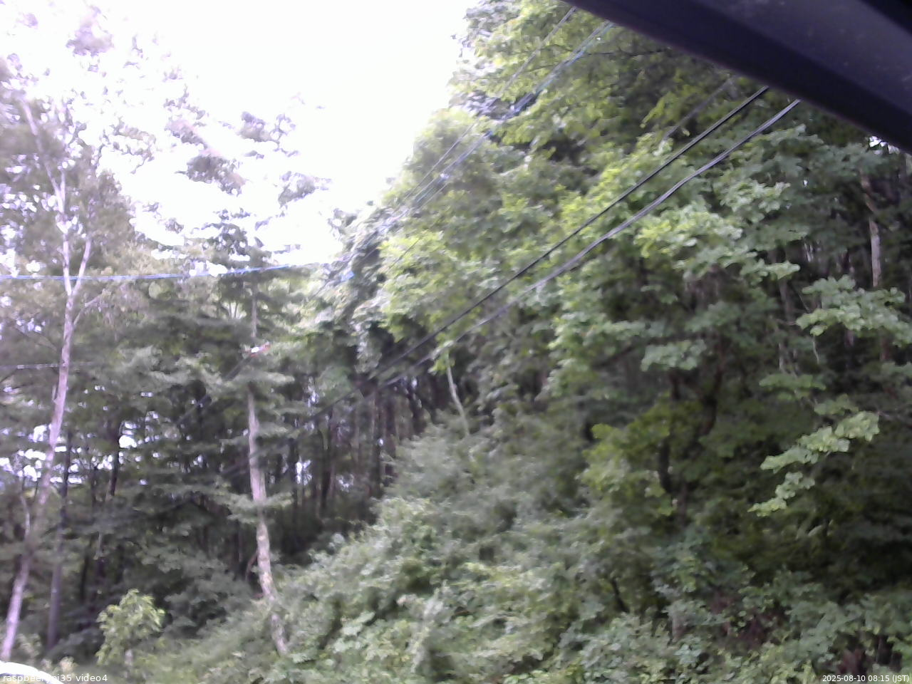 長野県菅平高原 ゆたか山荘 東側上空 2025/08/10 08:15