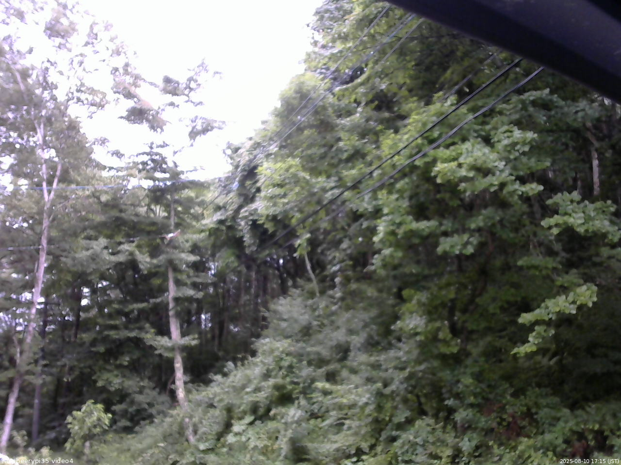 長野県菅平高原 ゆたか山荘 東側上空 2025/08/10 17:15