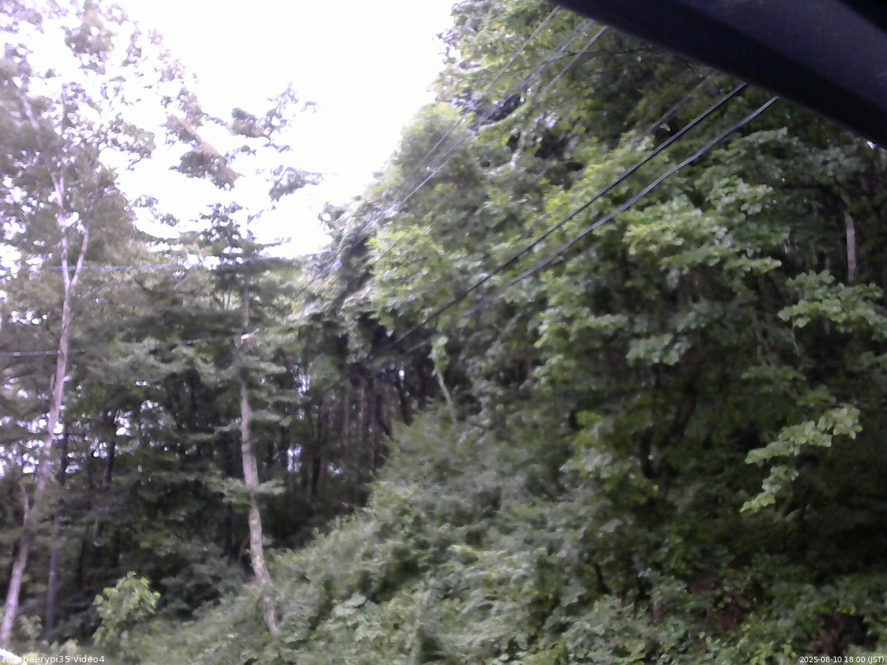 長野県菅平高原 ゆたか山荘 東側上空 2025/08/10 18:00