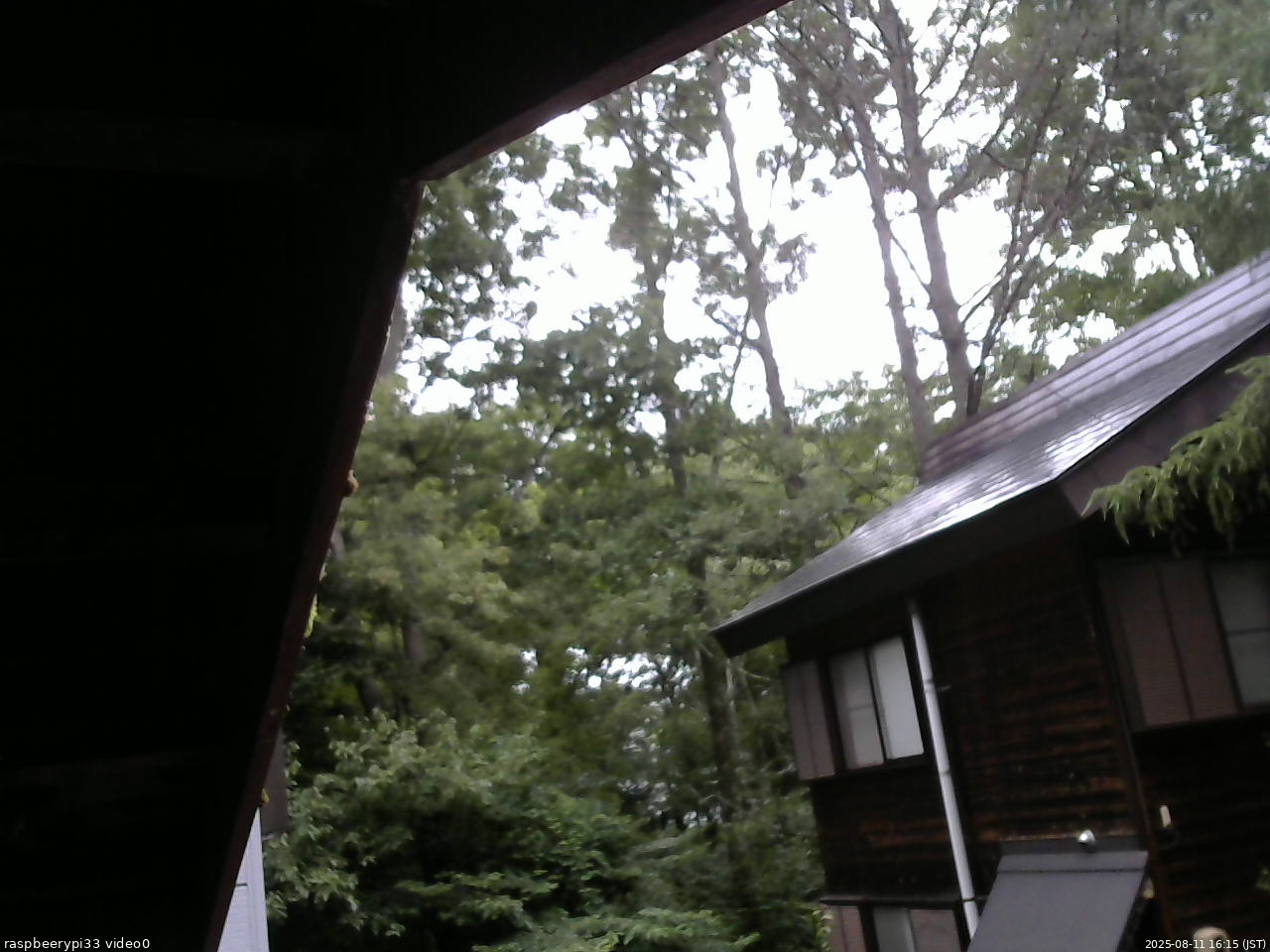 長野県菅平高原 ゆたか山荘 北側 2025/08/11 16:15