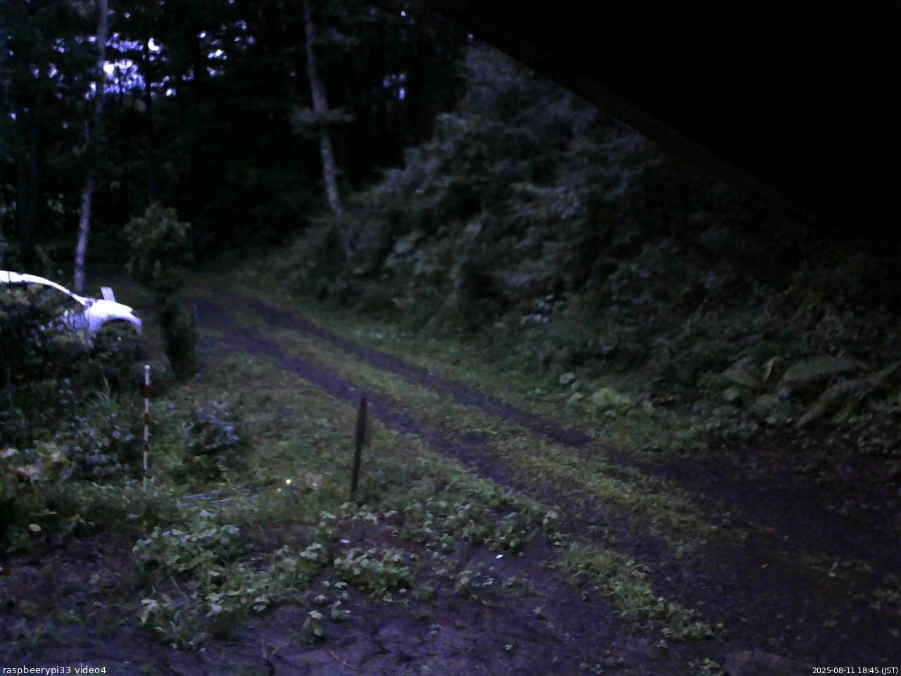 長野県菅平高原 ゆたか山荘 東側(坂下) 2025/08/11 18:45