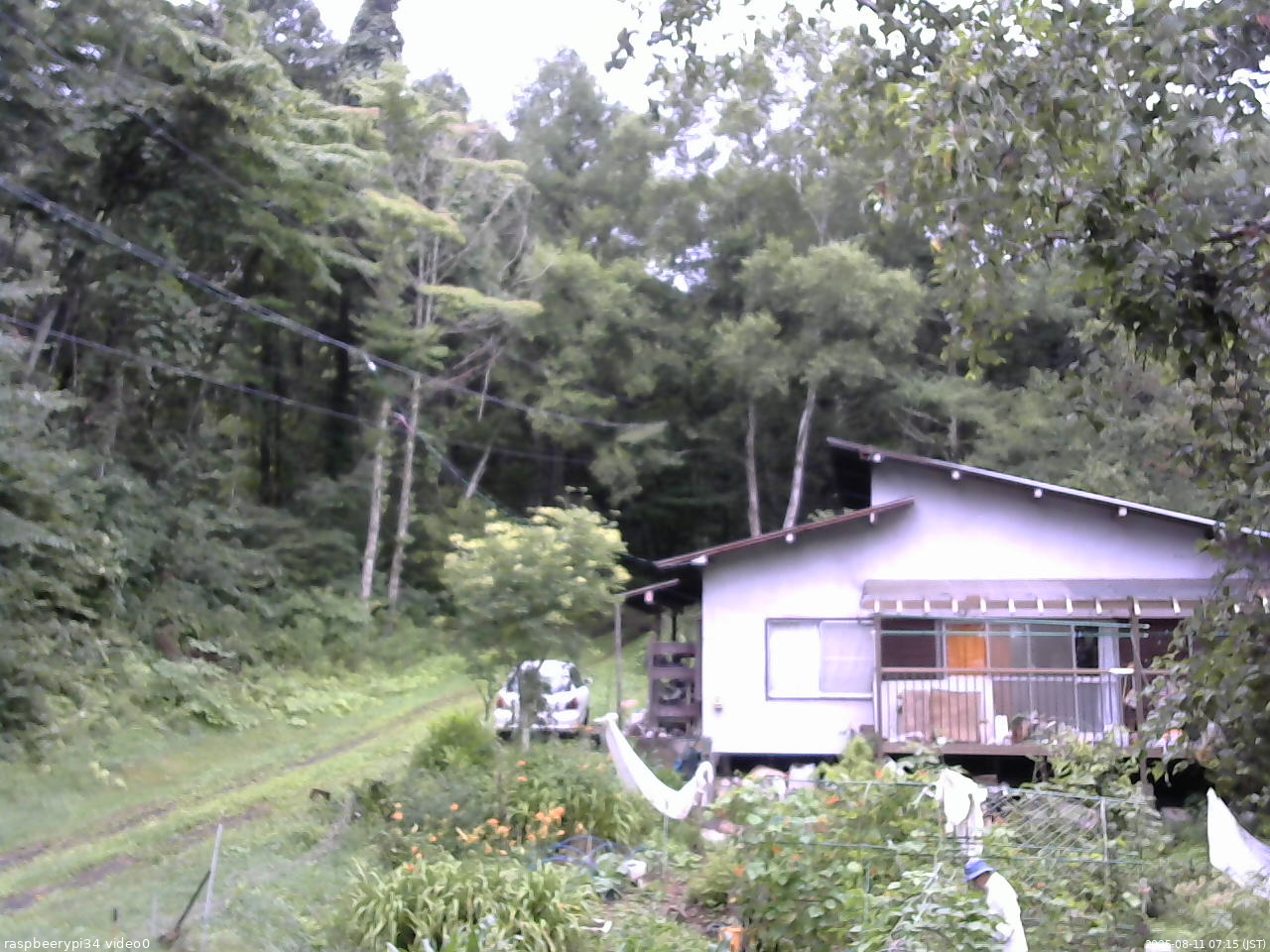 長野県菅平高原 ゆたか山荘 西側(坂上) 2025/08/11 07:15