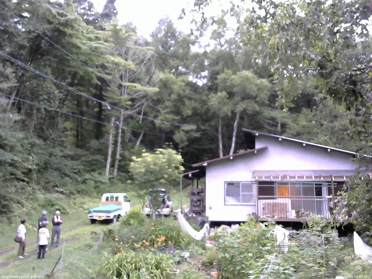 長野県菅平高原 ゆたか山荘 西側(坂上) 2025/08/11 10:00