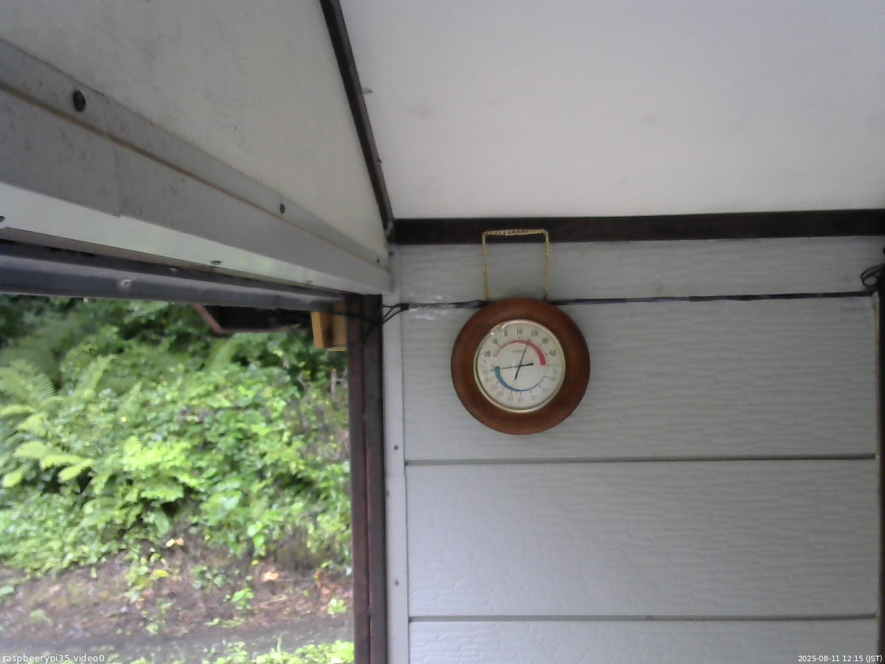長野県菅平高原 ゆたか山荘 温度計 2025/08/11 12:15