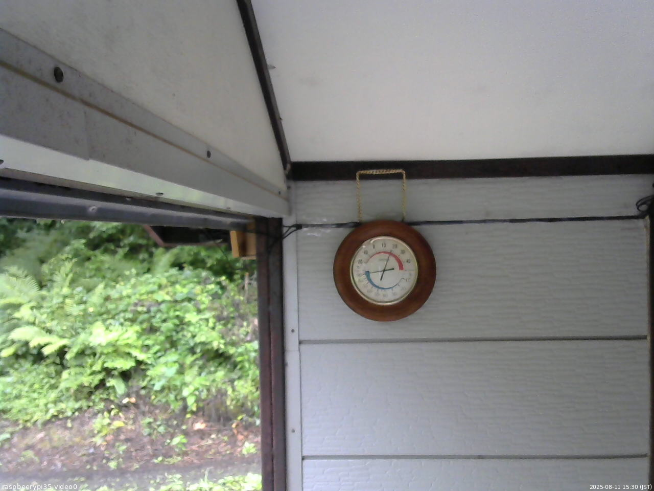 長野県菅平高原 ゆたか山荘 温度計 2025/08/11 15:30