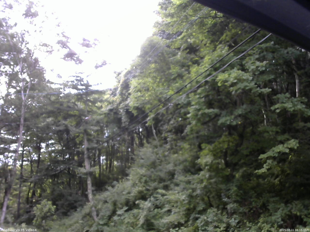 長野県菅平高原 ゆたか山荘 東側上空 2025/08/11 06:15
