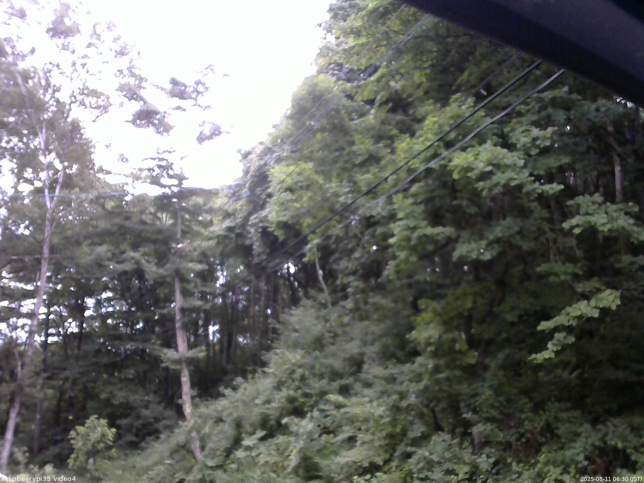 長野県菅平高原 ゆたか山荘 東側上空 2025/08/11 06:30