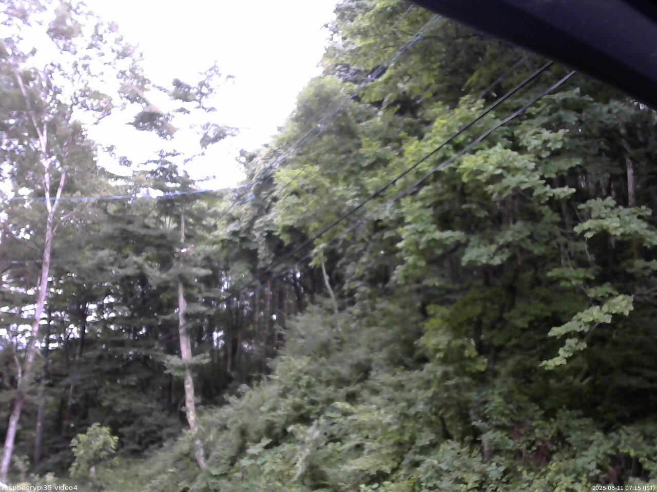 長野県菅平高原 ゆたか山荘 東側上空 2025/08/11 07:15