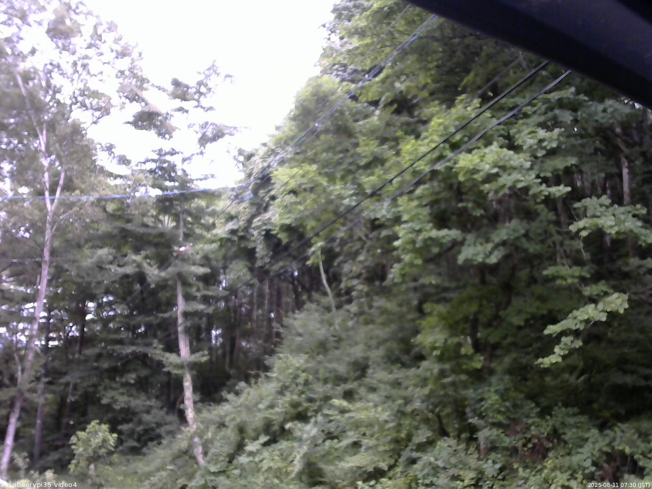 長野県菅平高原 ゆたか山荘 東側上空 2025/08/11 07:30