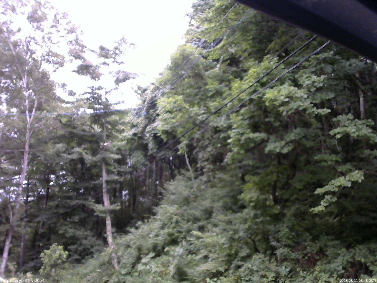 長野県菅平高原 ゆたか山荘 東側上空 2025/08/11 08:45