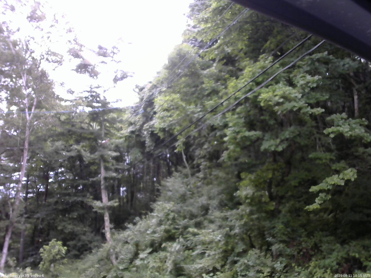 長野県菅平高原 ゆたか山荘 東側上空 2025/08/11 10:15