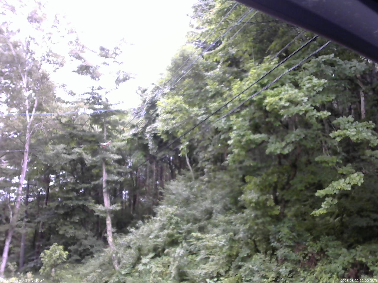 長野県菅平高原 ゆたか山荘 東側上空 2025/08/11 11:00