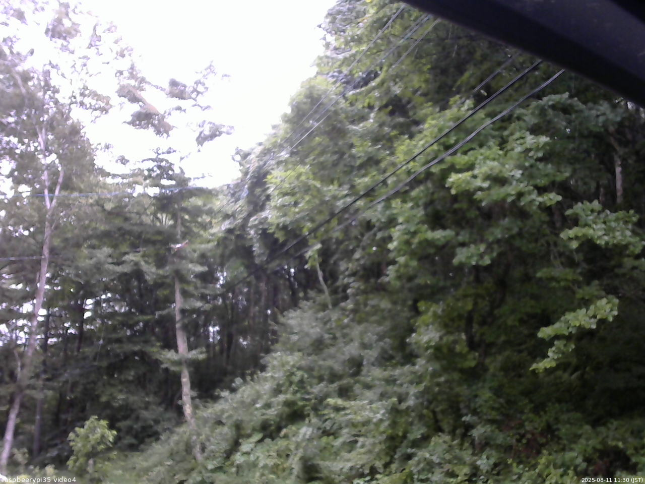 長野県菅平高原 ゆたか山荘 東側上空 2025/08/11 11:30