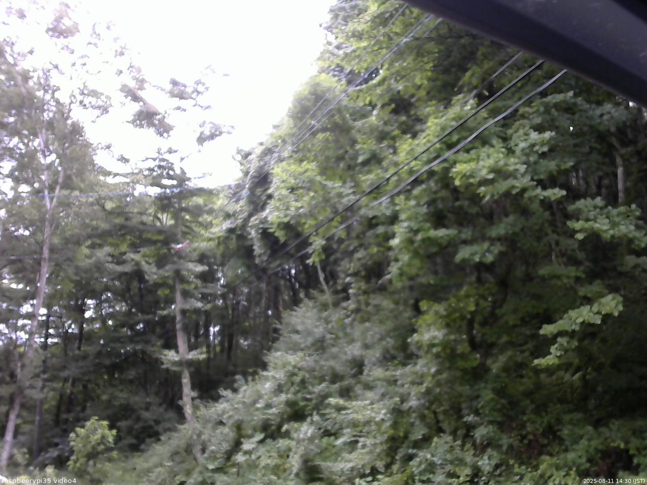長野県菅平高原 ゆたか山荘 東側上空 2025/08/11 14:30
