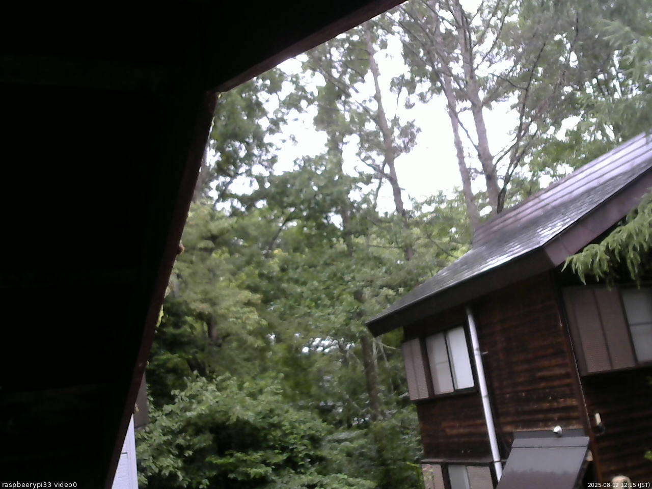長野県菅平高原 ゆたか山荘 北側 2025/08/12 12:15