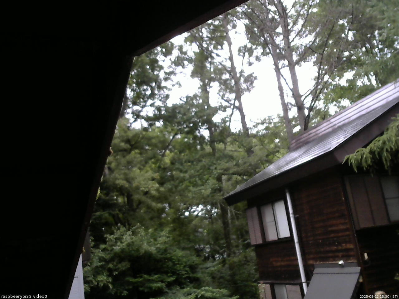 長野県菅平高原 ゆたか山荘 北側 2025/08/12 15:30