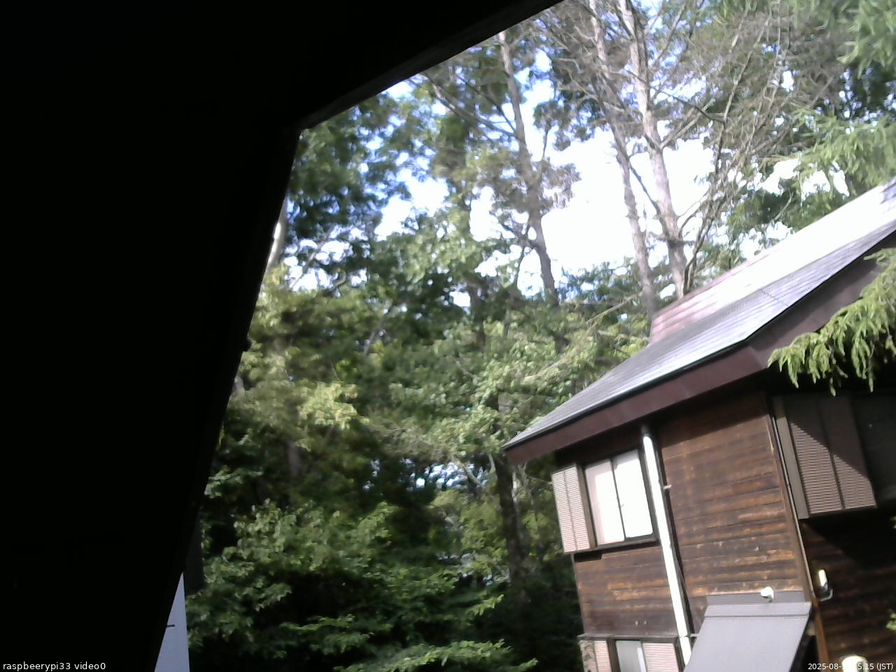 長野県菅平高原 ゆたか山荘 北側 2025/08/13 15:15