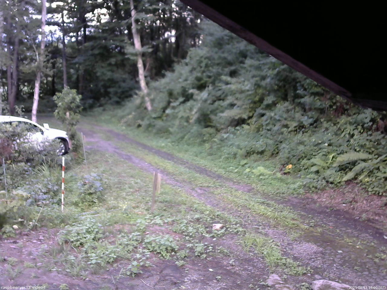 長野県菅平高原 ゆたか山荘 東側(坂下) 2025/08/13 18:00