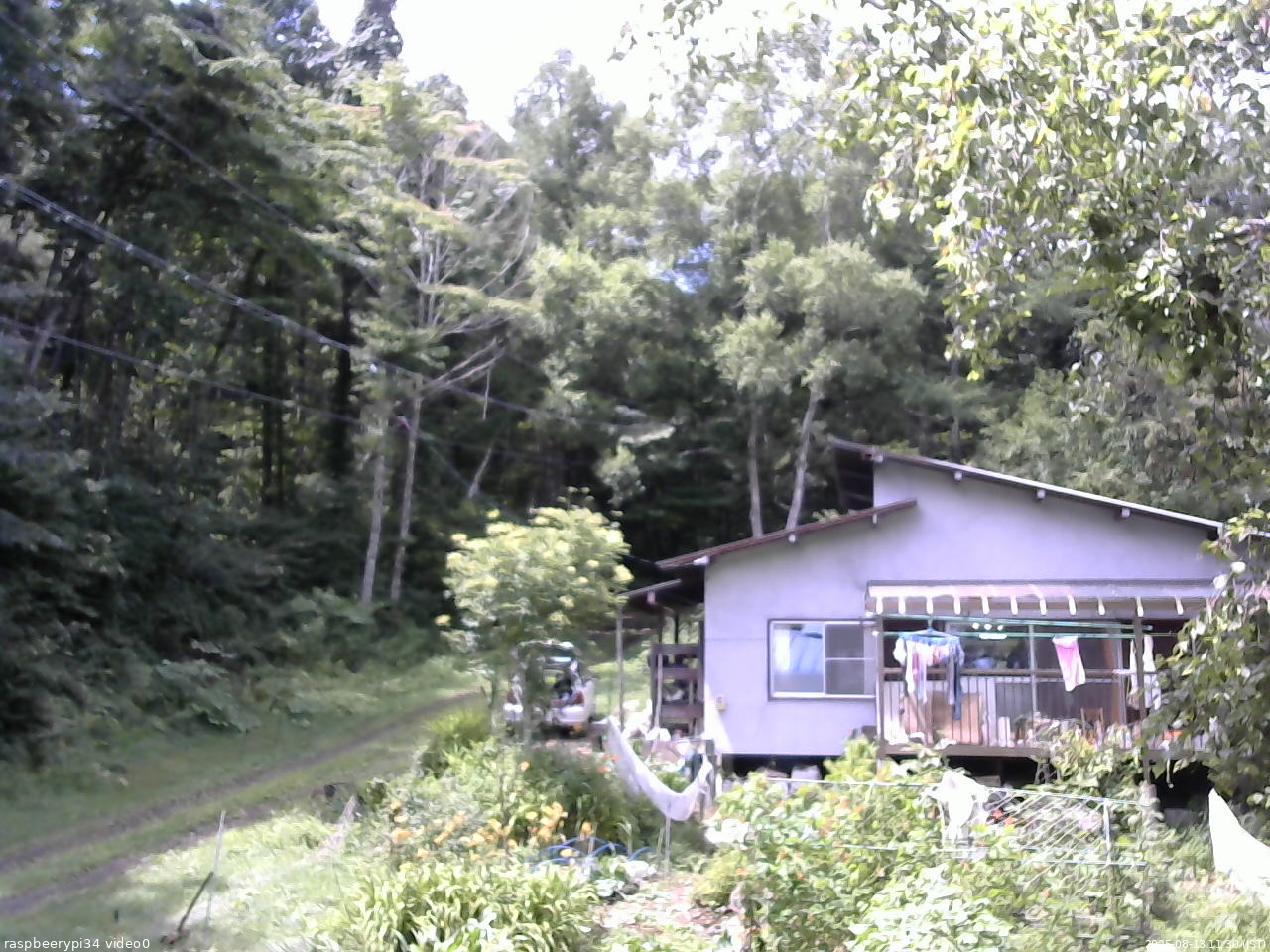 長野県菅平高原 ゆたか山荘 西側(坂上) 2025/08/13 11:30